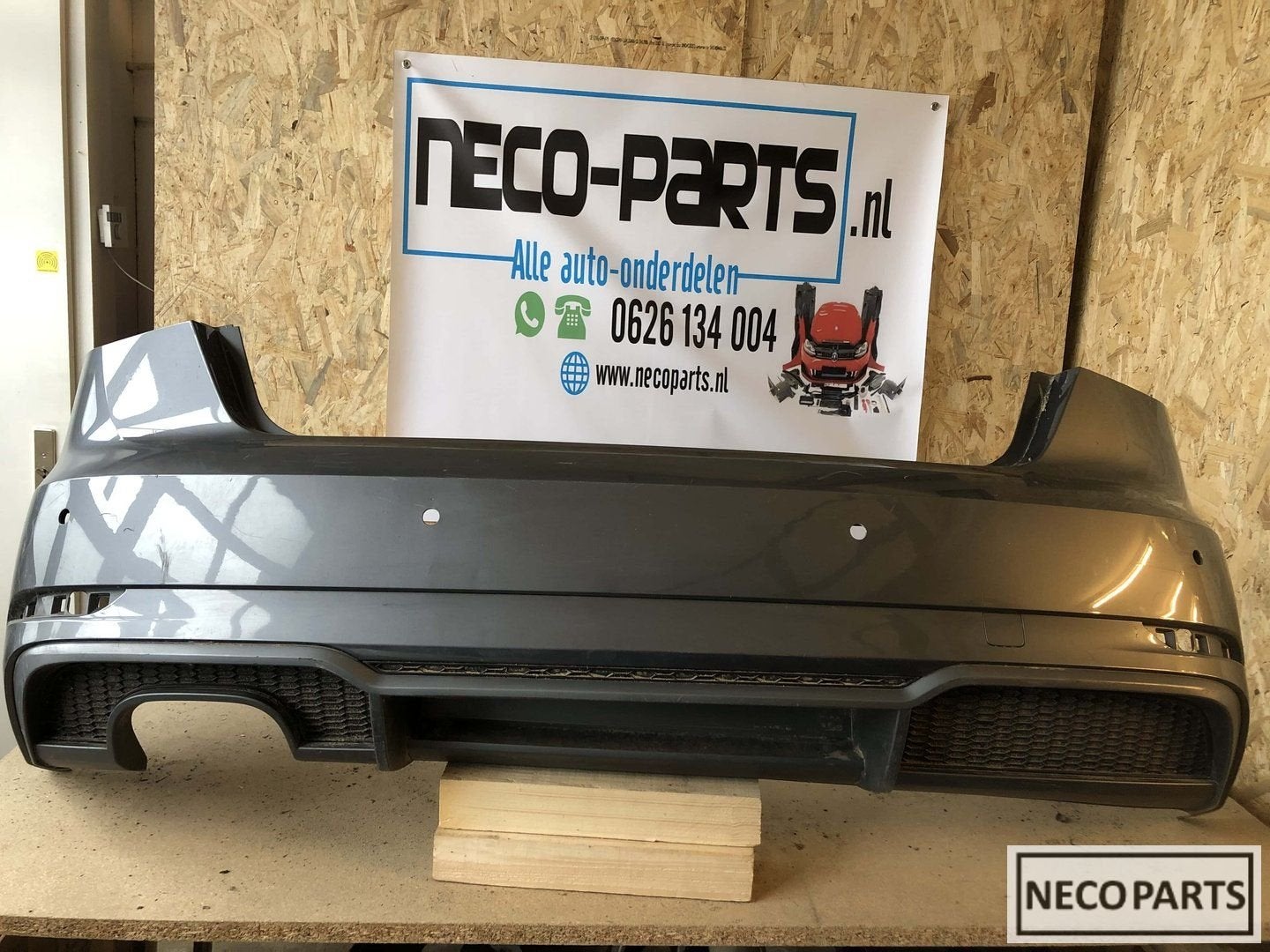 Audi A3 8V s3 facelift s line bumper achterbumper Sportback, Ophalen, Gebruikt, -, -