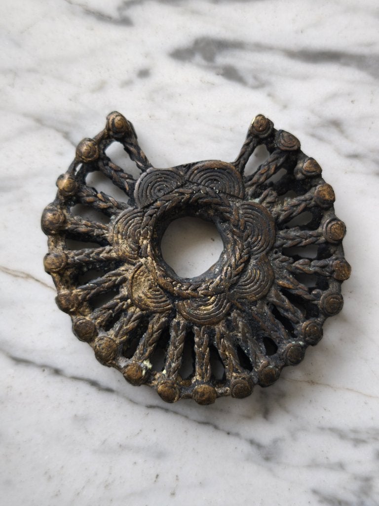 Soleil DOGON en bronze (Mali), Enlèvement ou Envoi