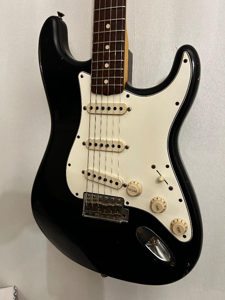Fender Stratocaster Custom Shop '63 (2010) noire, Musique & Instruments, Enlèvement ou Envoi, Comme neuf, Solid body, Fender