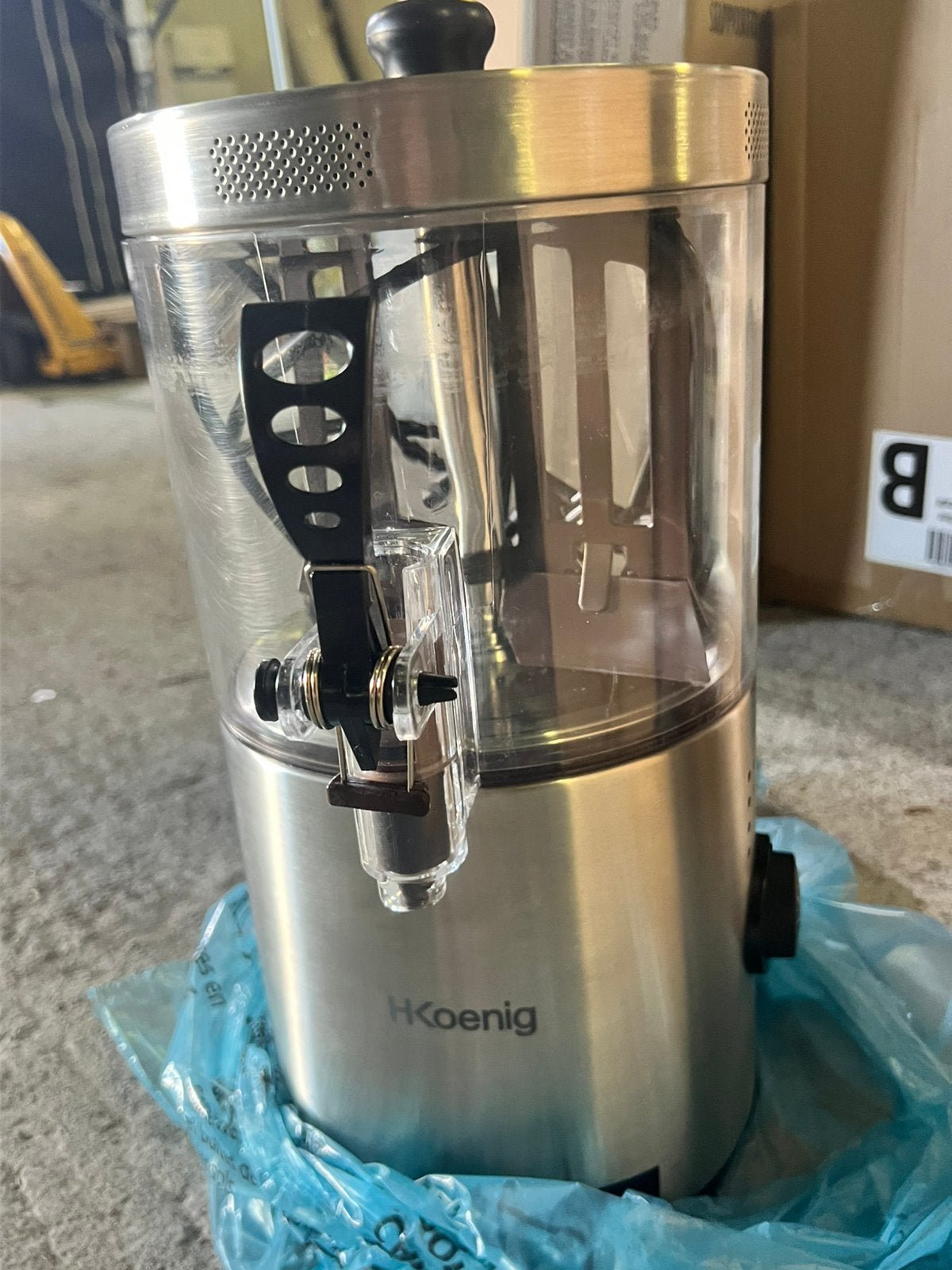 Dispenser chocolat chaud 3L, Ophalen, Zo goed als nieuw