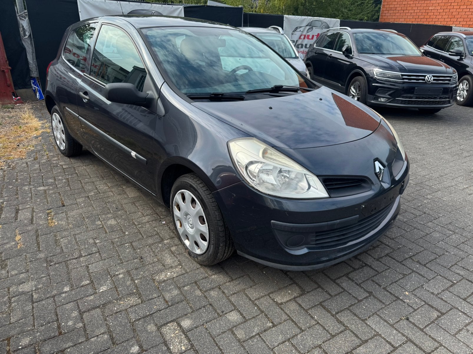 Renault Clio 1200 benzine, Auto's, Renault, Stof, Zwart, 4 cilinders, Blauw
