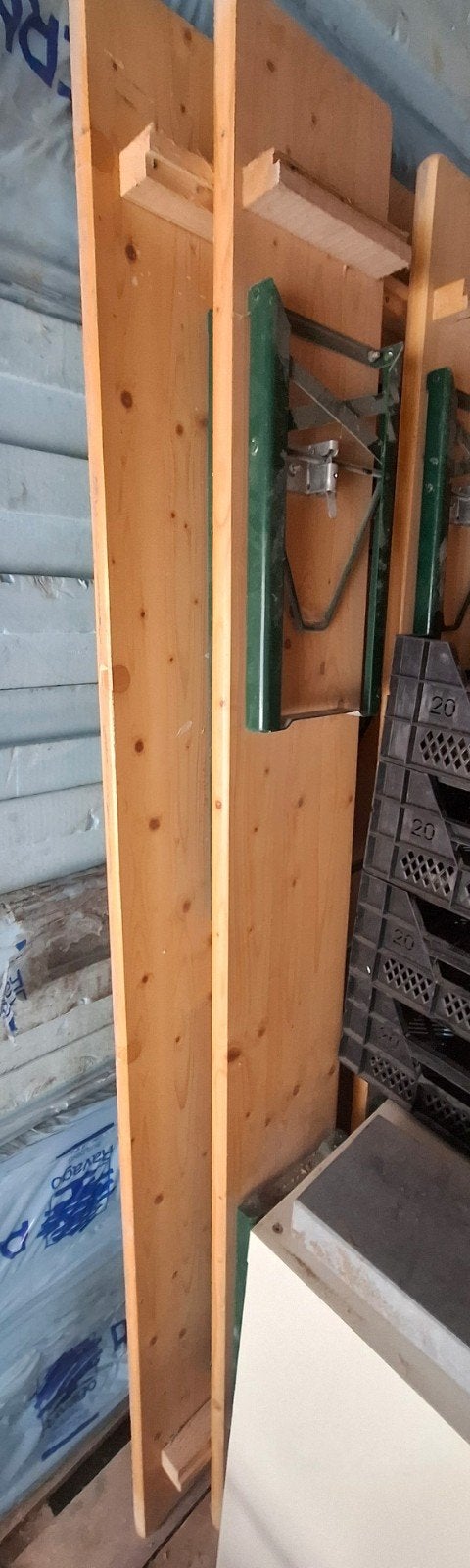 Vouw tafel, Ophalen