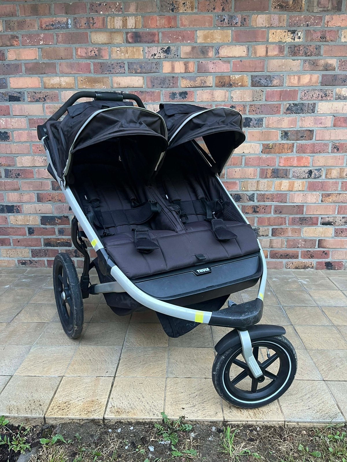 Thule urban glide duo, Ophalen, Zo goed als nieuw, Regenhoes