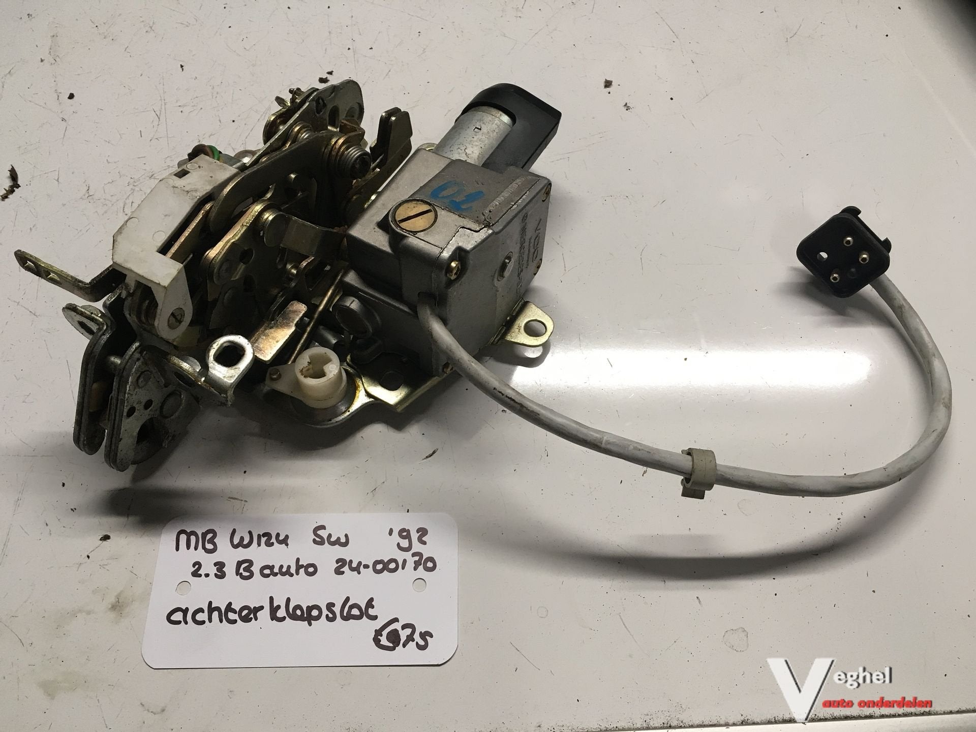 Mercedes W124 Station 2.3 Automaat 1992 Slotmechaniek achter, -, Utilisé, -, -