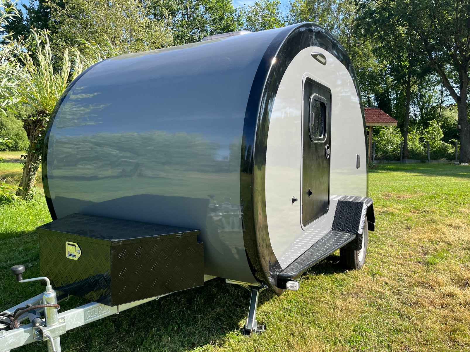 Teardrop Trailer | Off-Grid |, Caravans en Kamperen, Particulier, Koelkast