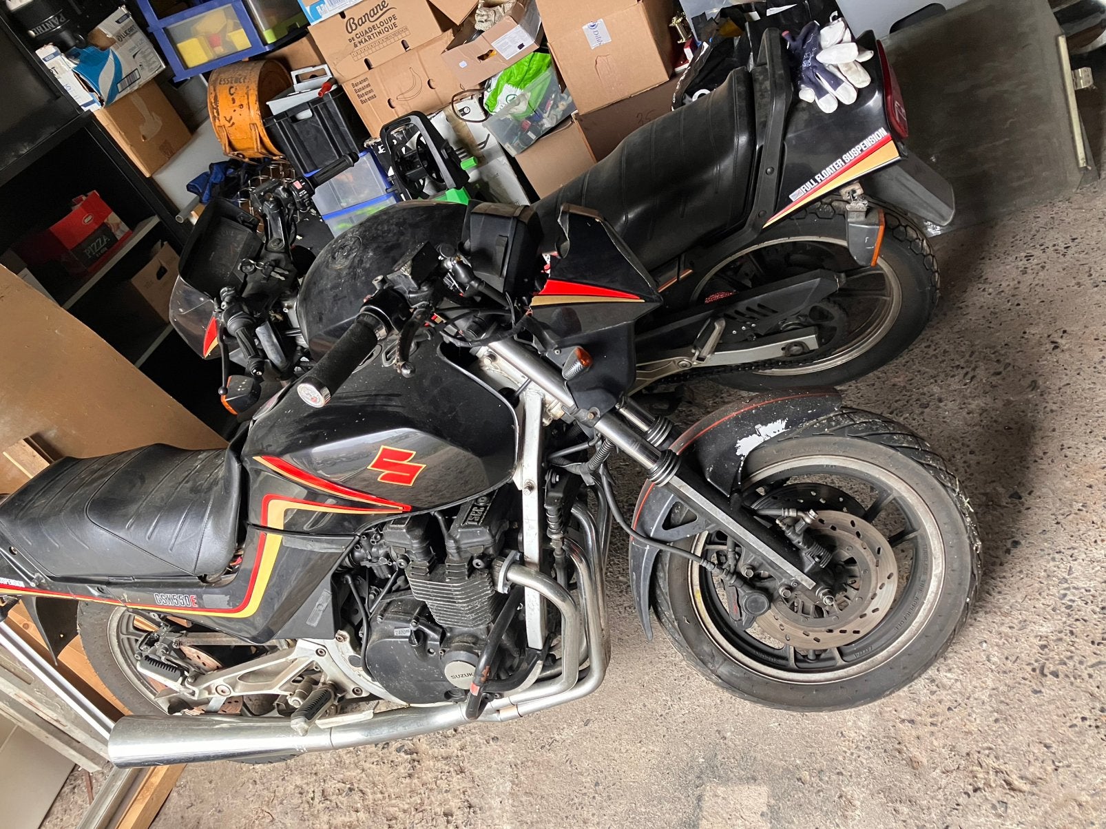 Suzuki des années 80, Motoren, Ophalen