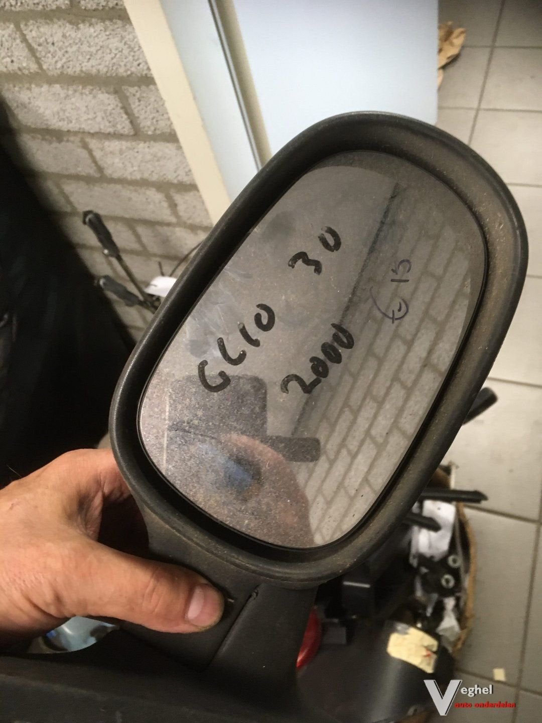 renault clio '00 spiegel rechts, Auto-onderdelen, Gebruikt, -, -, Ophalen of Verzenden