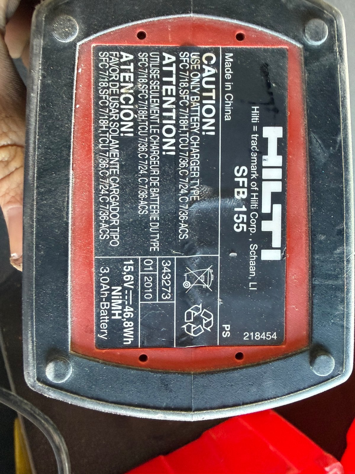 Boormachine Hilti SF 151-A + Lader + 3x Accu, Ophalen, Gebruikt