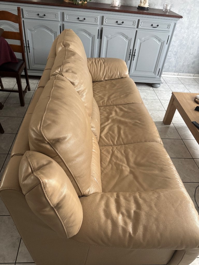 Salon , zetels, Ophalen, Gebruikt, Leer