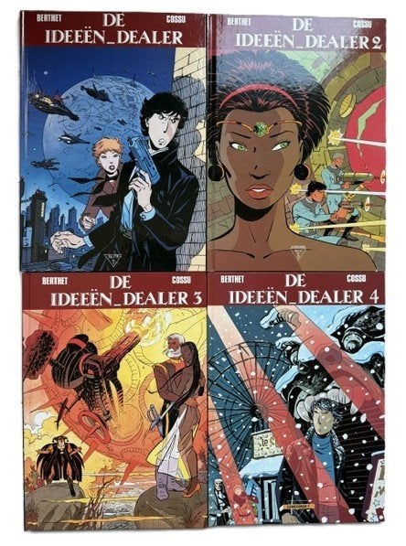 Berthet/Cossu De ideeën_dealer 1-4 HC 1988 Blitz, Complete serie of reeks, Nieuw, Ophalen of Verzenden, BERTHET