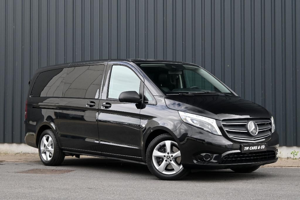 Mercedes Vito 119 Tourer Automaat, 6zit LED, Leder, Cam BTW, Autos, Cuir, Achat, Euro 6, Noir