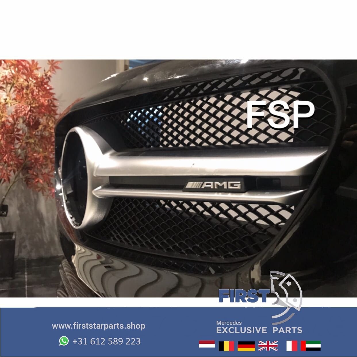 W117 CLA 45 FACELIFT AMG PERFORMANCE VOORBUMPER COMPLEET + A, Gebruikt, -, Voor, Ophalen of Verzenden