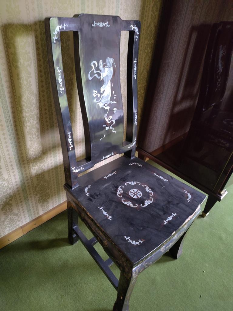Chaise geisha orientale, Antiquités & Art, Enlèvement