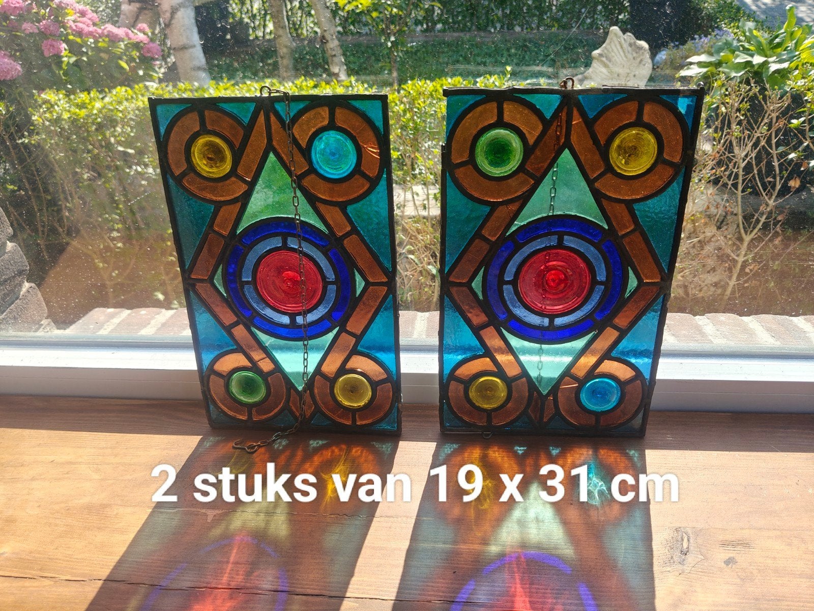 glas in lood antiek, Antiek en Kunst, Ophalen