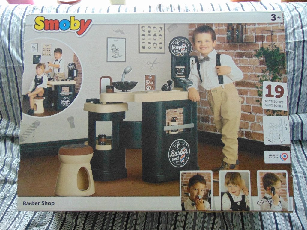 Smoby Barbershop, kapsalon , Nieuw in de doos., Ophalen of Verzenden, Nieuw, Jongen of Meisje