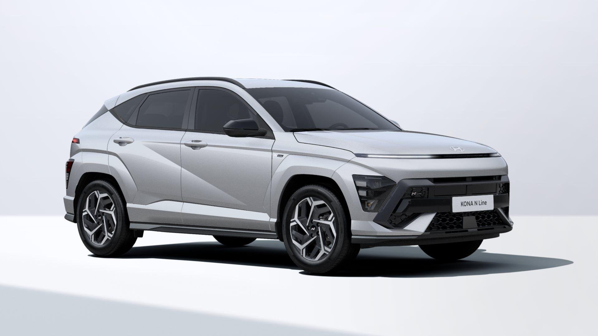 Hyundai Kona 1.6 T-GDI Feel N Line 48V 7-DCT, Stof, Zwart, 4 cilinders, 1600 cc