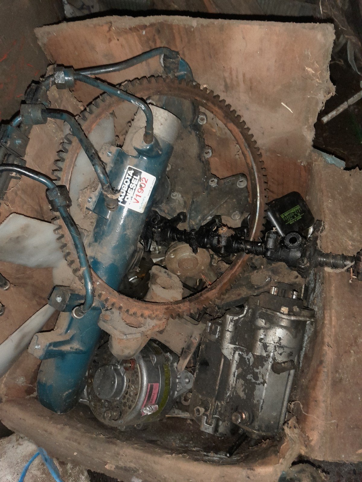 Kubota onderdelen starter alternator injectiepomp enz, Ophalen