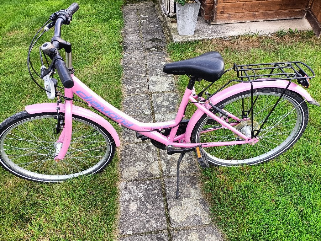 Meisjes fiets, Ophalen, Gebruikt, Velgrem, Diamond