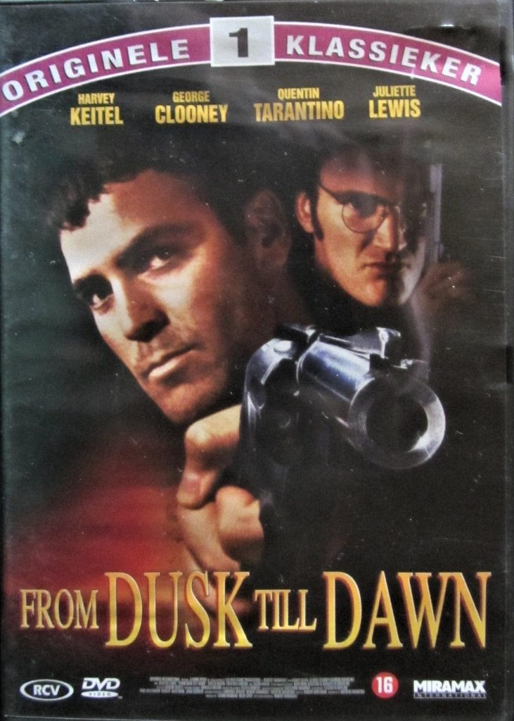 DVD ACTIE/HORROR- FROM DUSK TILL DAWN (GEORGE CLOONEY), Engels, Alle leeftijden, Nederlands, Ophalen of Verzenden