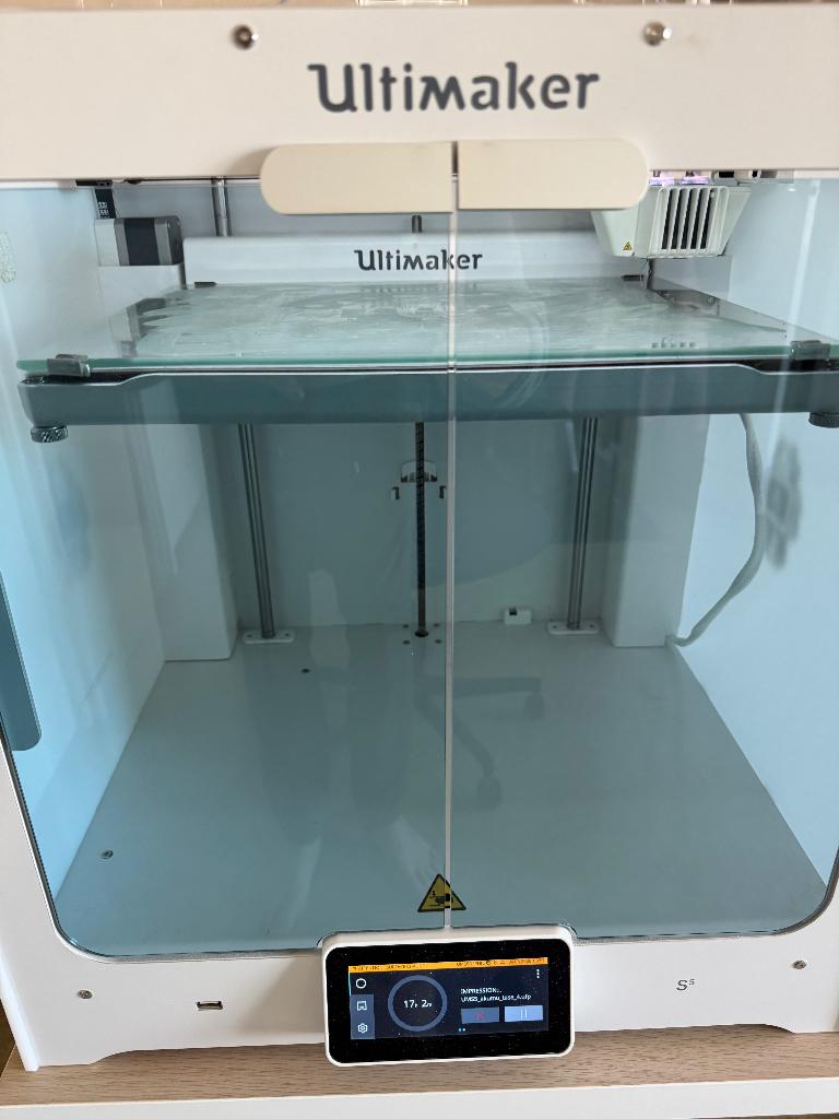 Ultimaker S5 + accessoires, Computers en Software, 3D Printers, Gebruikt, Filament, Ingebouwde Wi-Fi, Ophalen