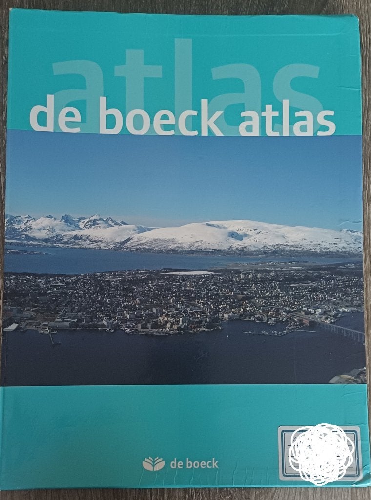 Atlas De Boeck, Boeken, Ophalen, ASO, Aardrijkskunde, De Boeck
