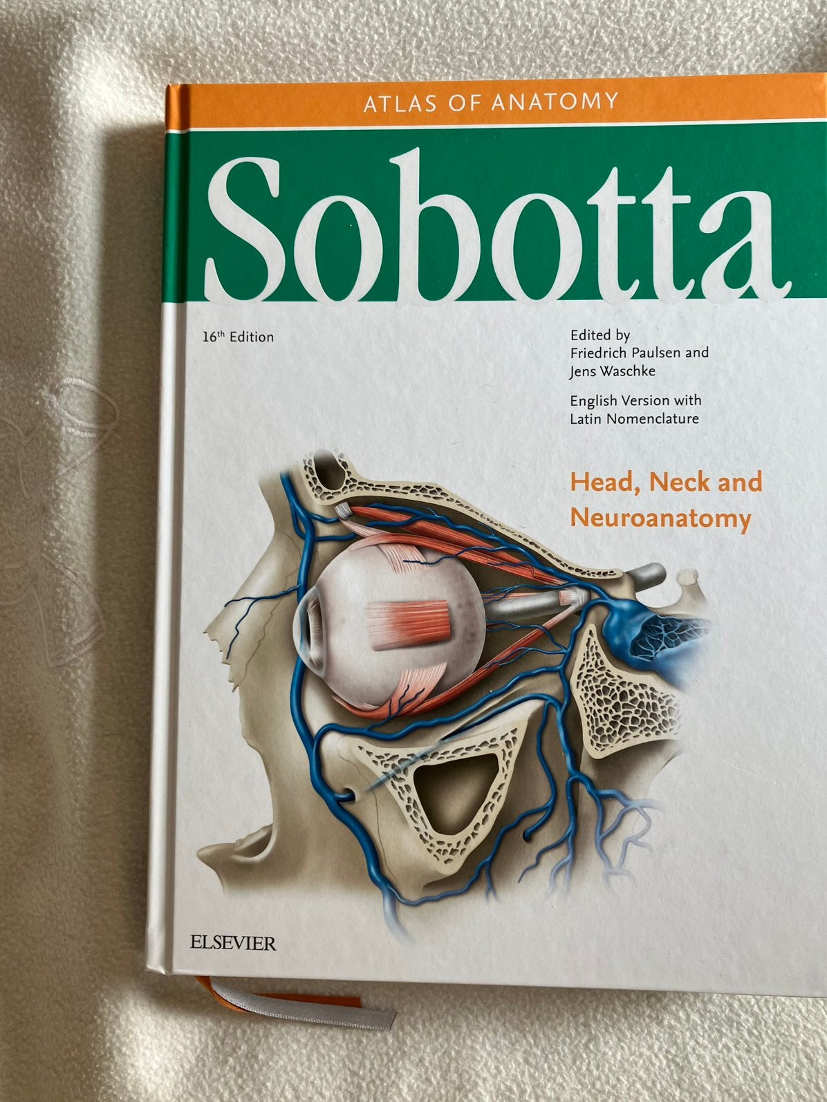 Sobotta Head Neck Neuroanatomy 16th édition Atlas, Ophalen of Verzenden, Zo goed als nieuw, Niet van toepassing