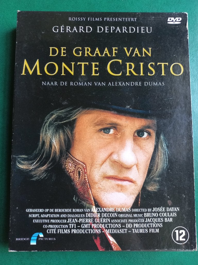 Le Comte de Monte-Cristo (1998) 3 disques, Anglais, Comme neuf, À partir de 12 ans, Action et Aventure