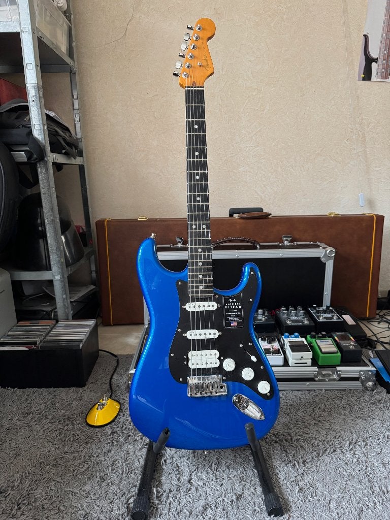 Fender American Ultra II Stratocaster HSS, Ophalen of Verzenden, Zo goed als nieuw, Solid body, Fender