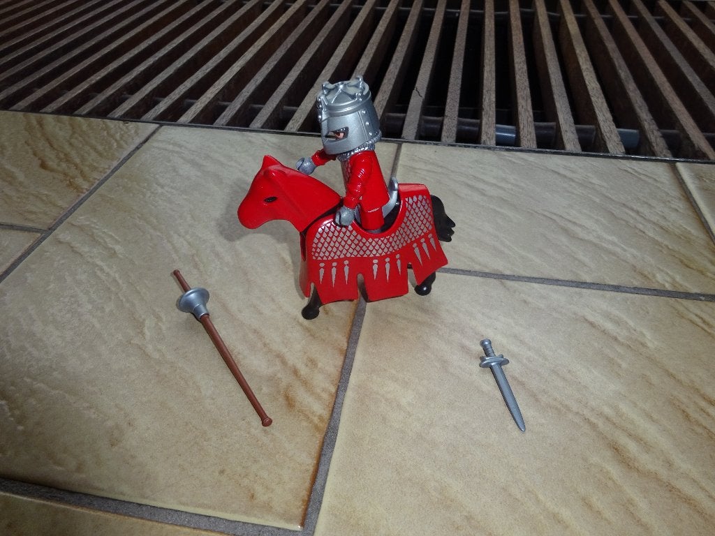 Chevalier à cheval Playmobil, Enlèvement ou Envoi, Comme neuf, Kit complet, Knights