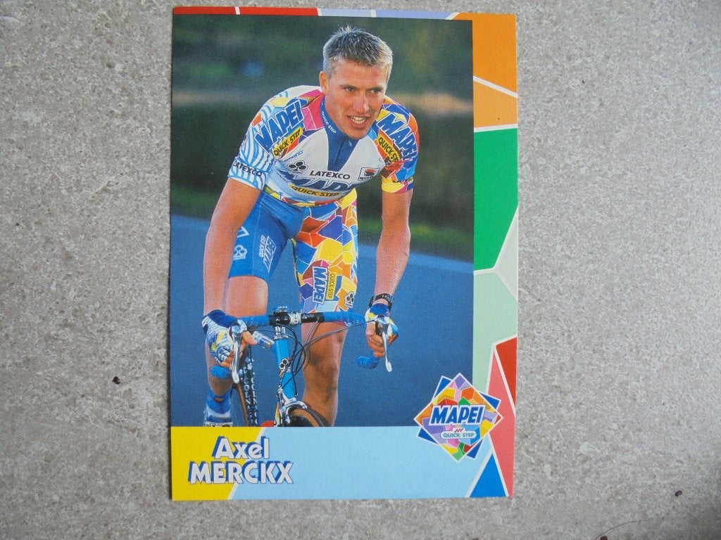 Wielerfoto Axel Merckx, Verzenden