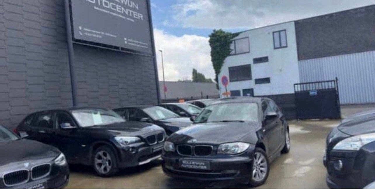 Bmw 1 Serie 116i 1.6Benzine 2007 172.xxxkm FACELIFT Garantie, Auto's, Verwarmde buitenspiegels, Zwart, Zwart, Handgeschakeld