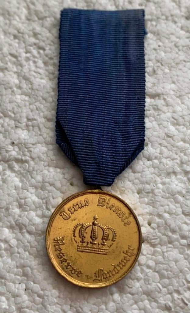Medaille, Pruisen Landwehr Dienstmedaille, 2e KL, 1913-20, Ophalen of Verzenden, Landmacht, Lintje, Medaille of Wings