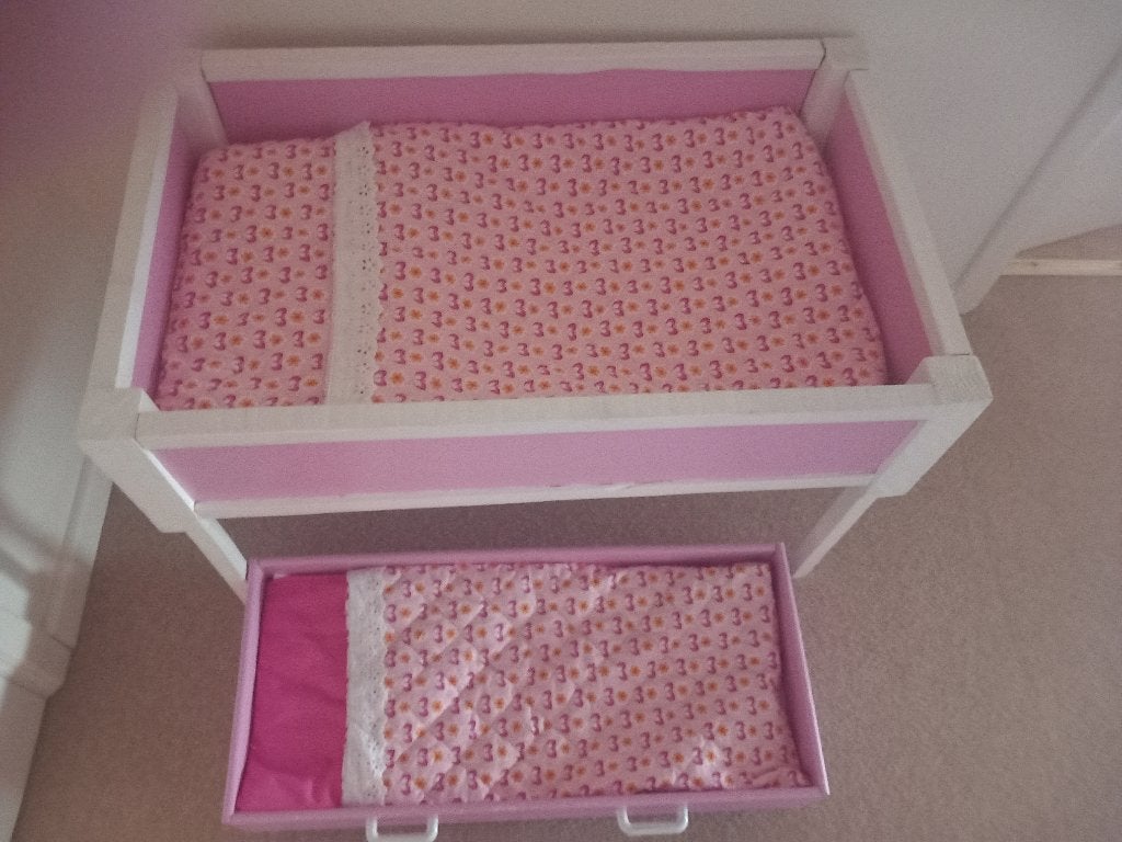 poppenbed, Kinderen en Baby's, Ophalen, Gebruikt, Poppenhuis