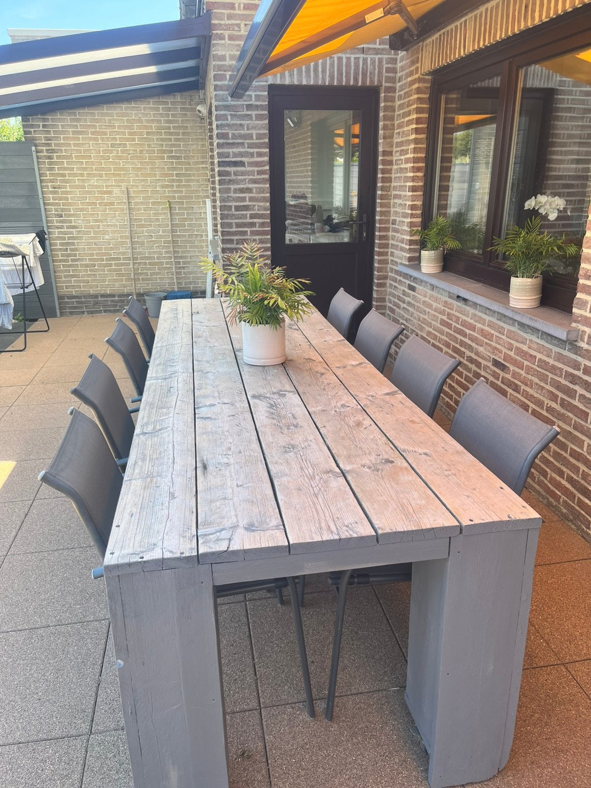 Tuintafel, Ophalen, Gebruikt