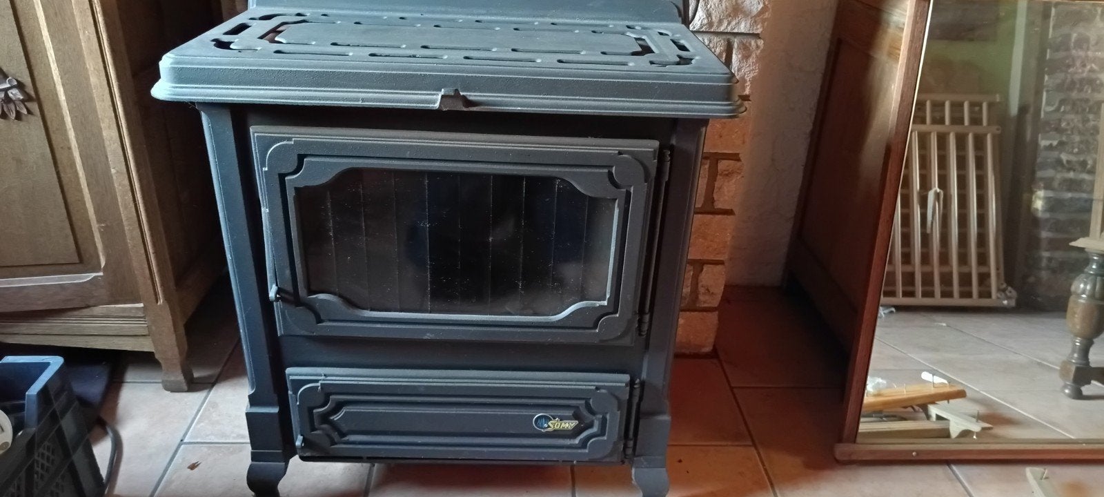 poêle à mazout Bayard, chauffage, Enlèvement, Comme neuf, 800 watts ou plus, Poêle