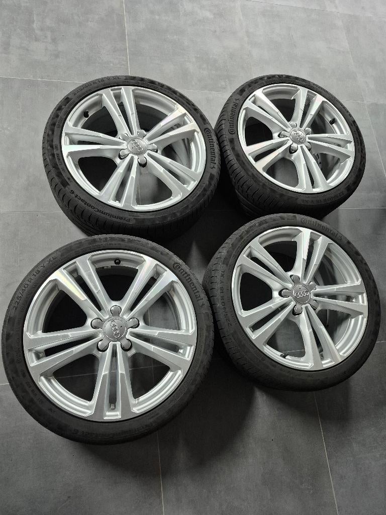Jantes Audi, Autos : Pièces & Accessoires, Pneus été, 18 pouces, Enlèvement, Utilisé