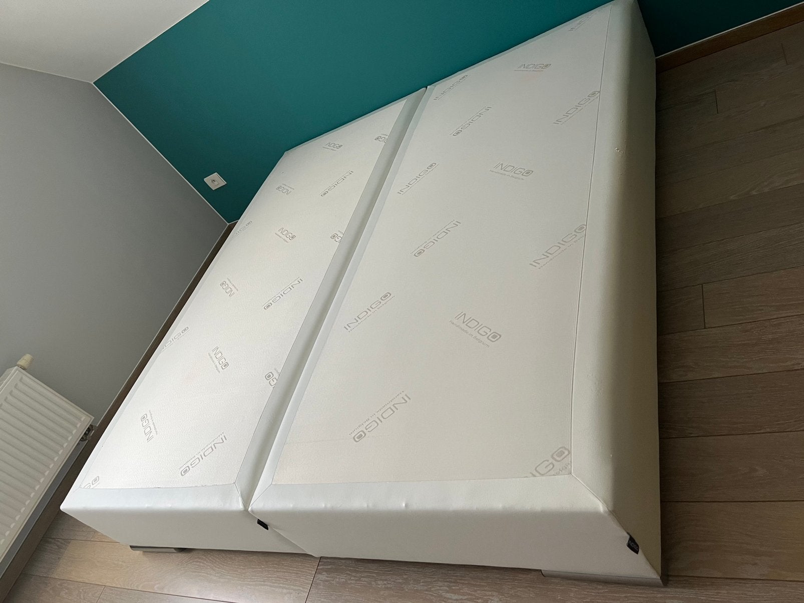 Sommier rembourré Indigo, Enlèvement, Utilisé, 200 cm, 180 cm