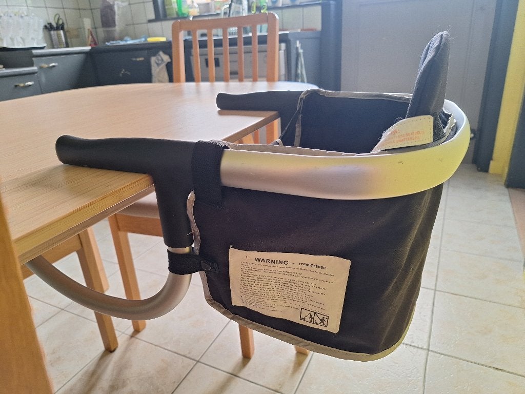 Tafelhangstoel, Kinderen en Baby's, Kinderstoelen, Ophalen, Gebruikt, Hangstoel, Gordel(s)