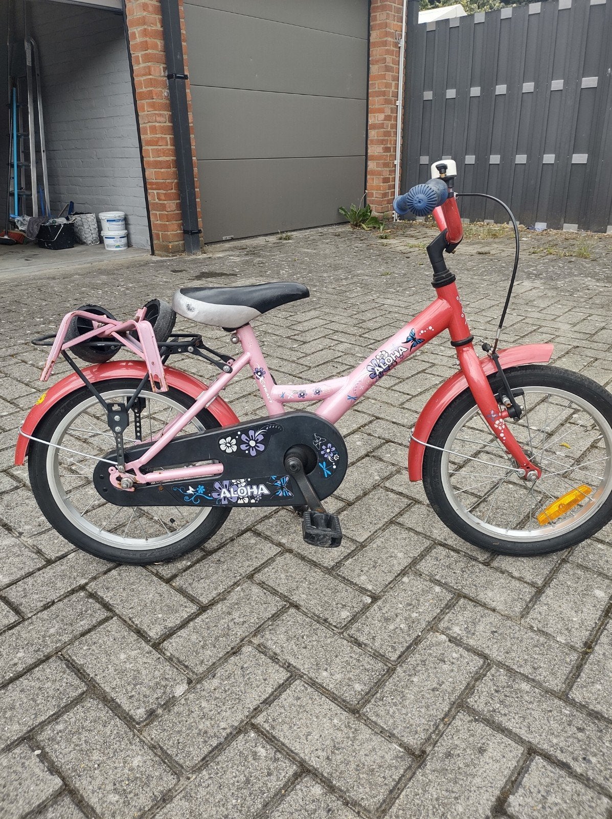 Roze meisjesfiets 16 inch, Fietsen en Brommers, Fietsen | Meisjes, Ophalen, 16 inch