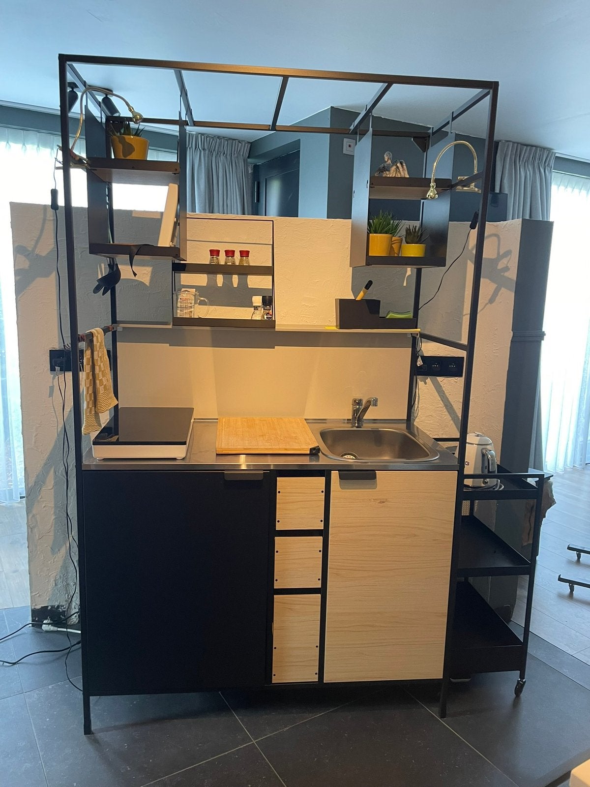 Ikea kitchenette zo goed als nieuw, Maison & Meubles, Enlèvement, Comme neuf