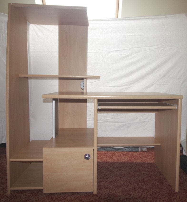 Bureau, Huis en Inrichting, Bureaus, Ophalen, Zo goed als nieuw, Computerbureau, Demontabel
