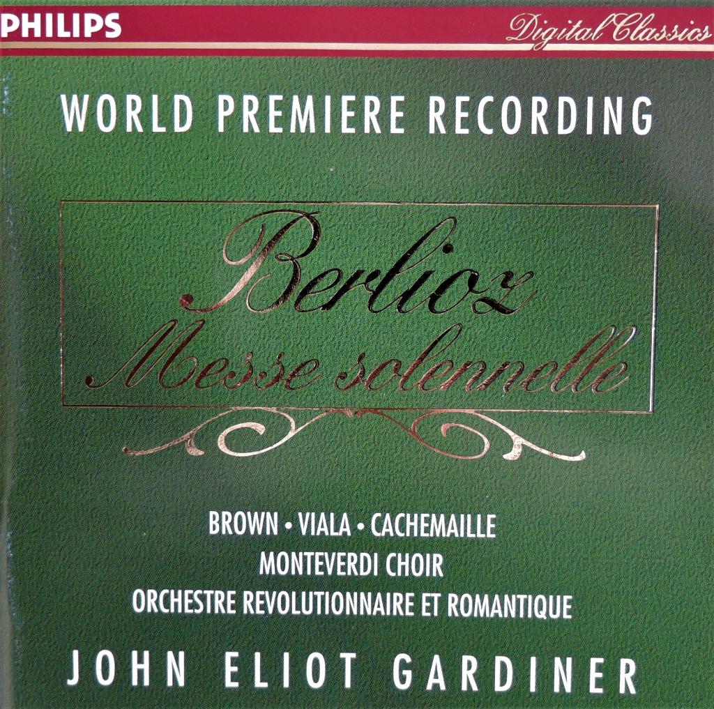 Berlioz / Messe Solennelle - Gardiner - PHILIPS - 1994 - DDD, Cd's en Dvd's, Cd's | Klassiek, Ophalen of Verzenden, Zo goed als nieuw