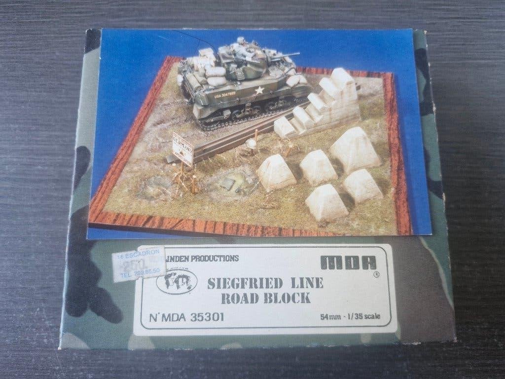 Verlinden 1/35 Siegfried Line Road Block, Hobby en Vrije tijd, Modelbouw | Figuren en Diorama's, Ophalen of Verzenden, Nieuw, 1:35 tot 1:50