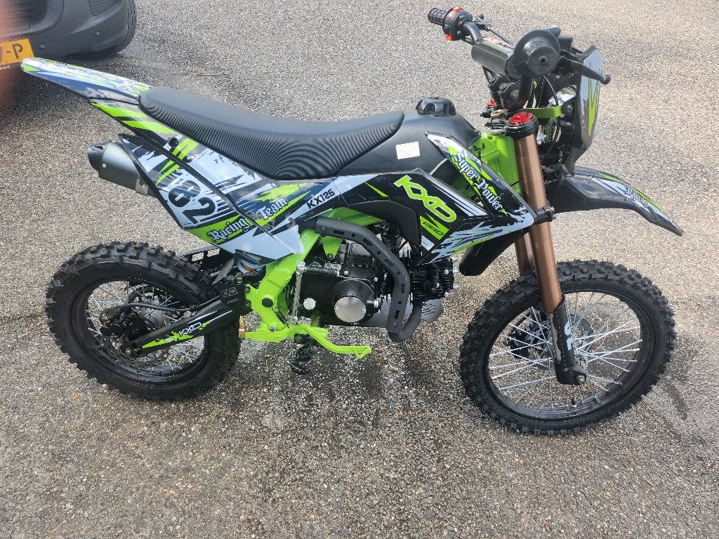 crosser KXD 125cc 17/14 wielen electrische start en koplamp, Ophalen of Verzenden, Nieuw