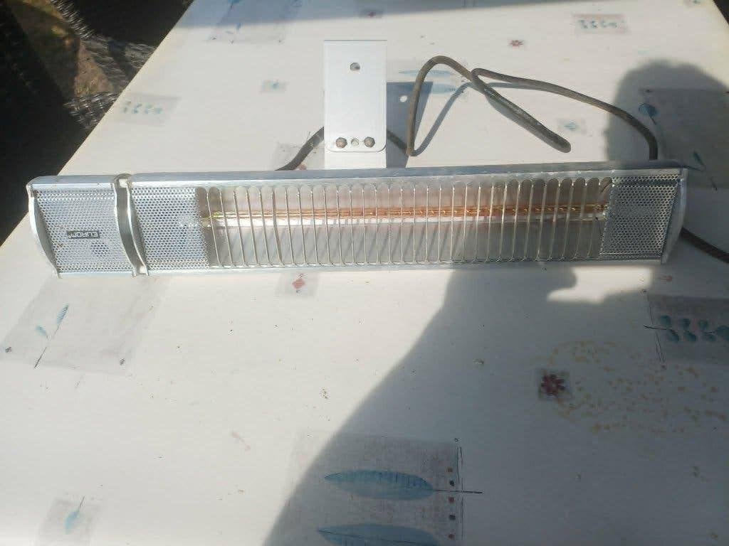 terras verwarmer elektrisch met afstandsbediening, Plafond, Gebruikt, Waterbestendig, Ophalen