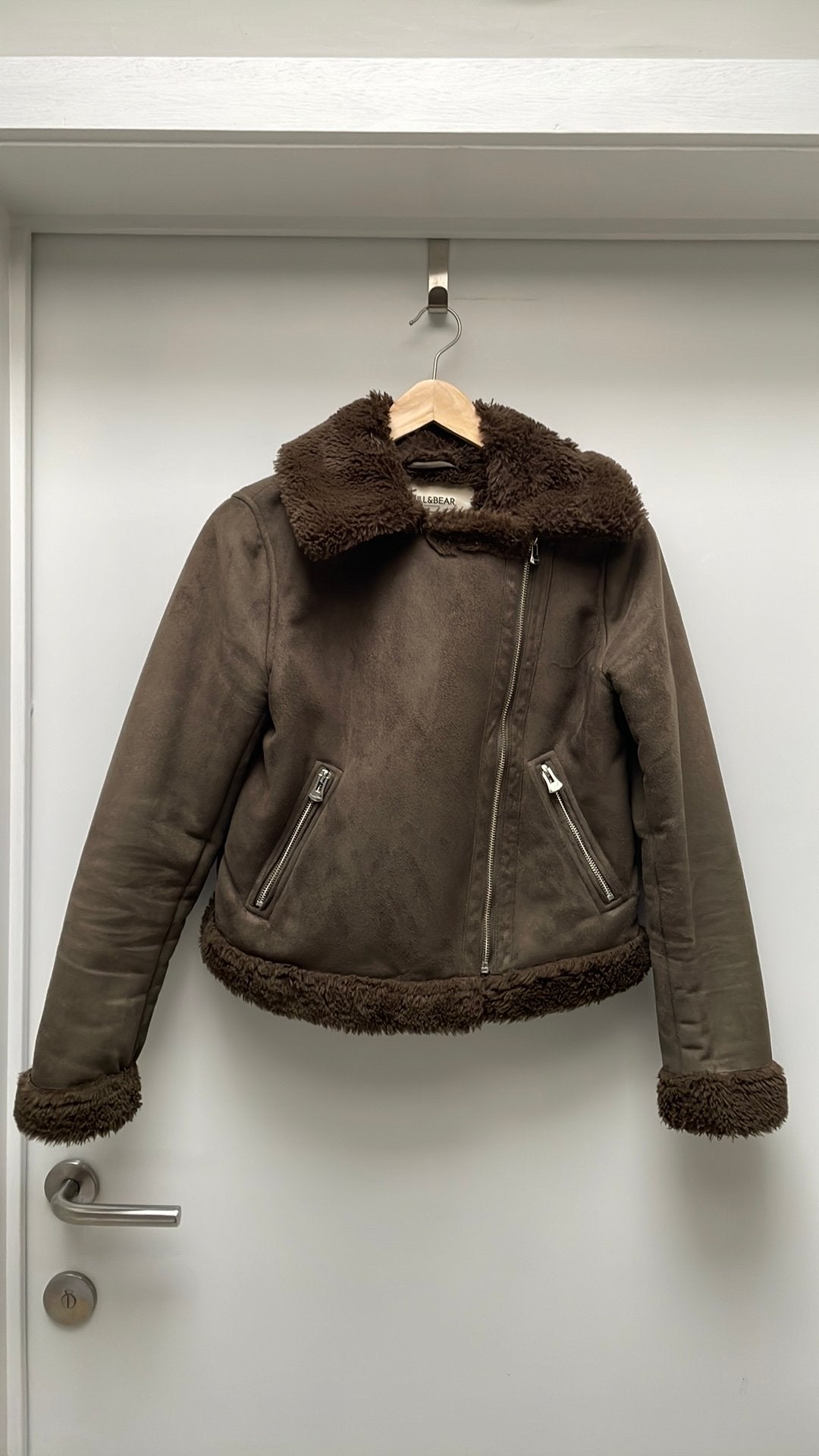 Dames winter jas - merk: Pull&Bear - maat: S, Ophalen of Verzenden, Gedragen, Maat 36 (S)