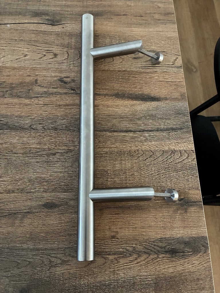 Buiten deurstang Inox 50 cm, Doe-het-zelf en Bouw, Ophalen, Minder dan 80 cm, Minder dan 200 cm, Nieuw