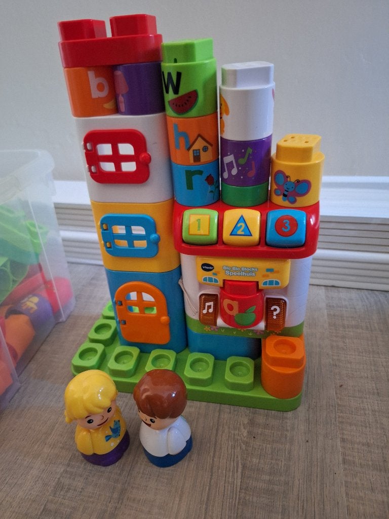 Vtech Bla-Bla-Blocks - Slimme Blokkenset, Enlèvement, Comme neuf, 6 mois à 2 ans