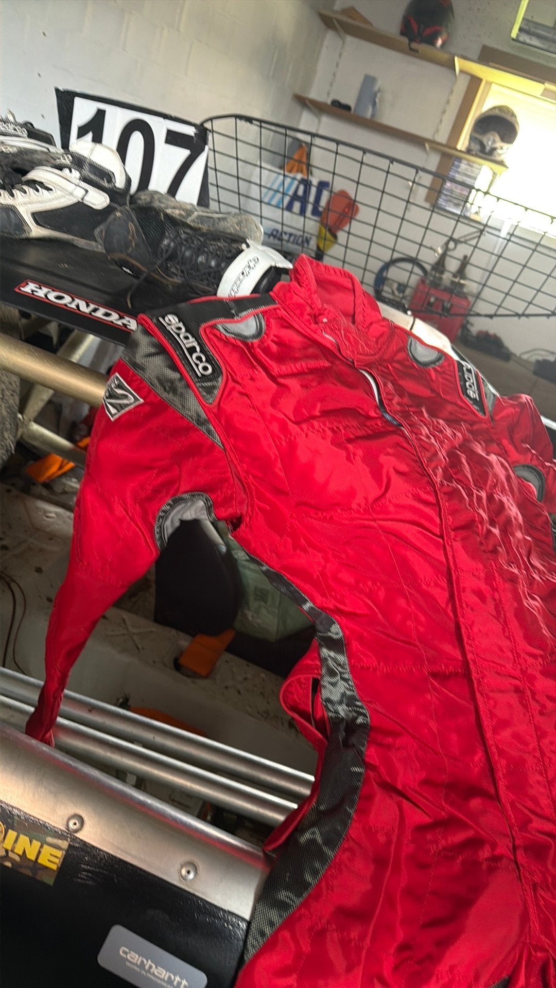 Crosspak sparco small, Sport en Fitness, Karting, Ophalen of Verzenden, Gebruikt