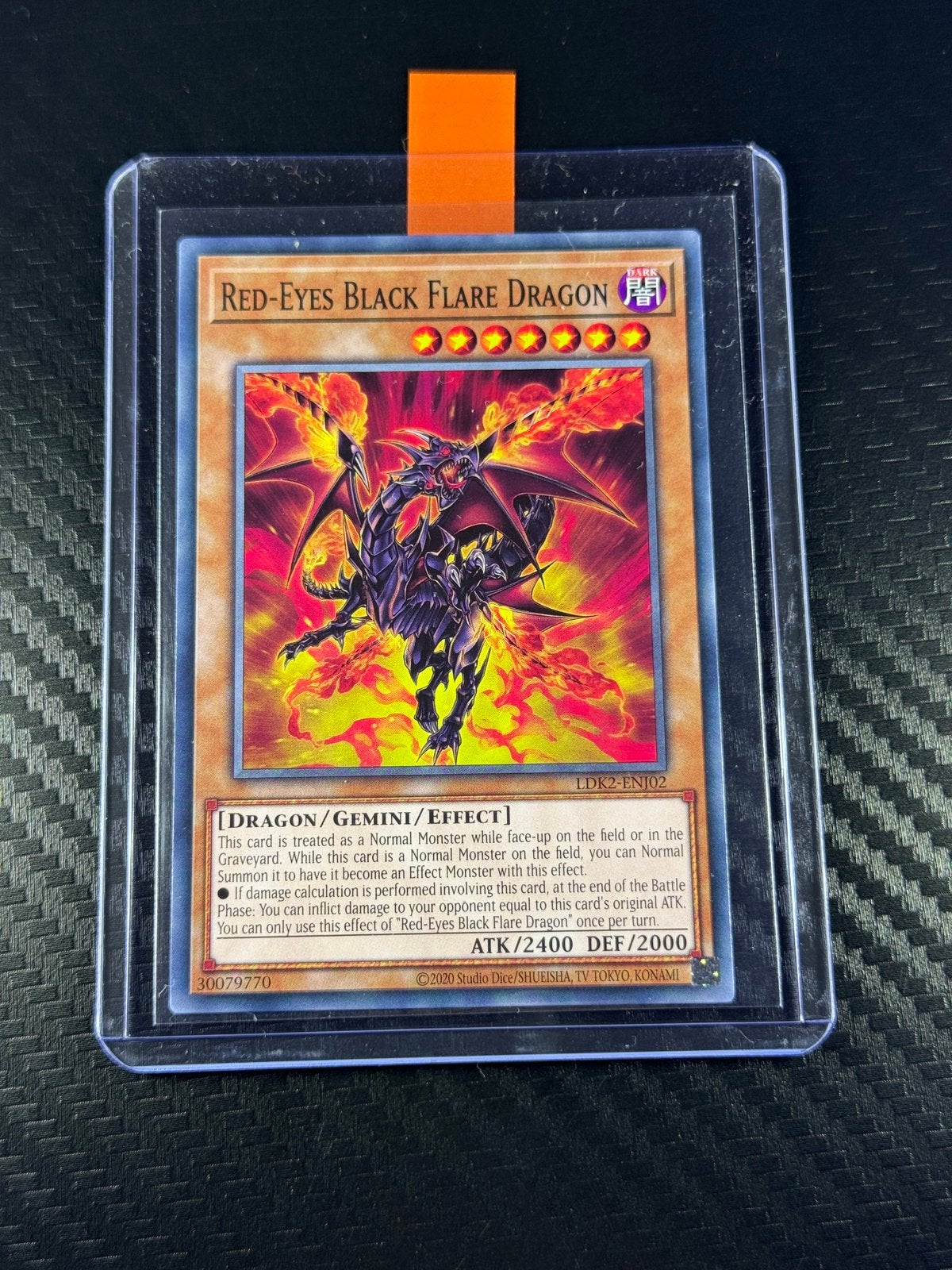 Red-Eyes Black Flare Dragon | Common | Non-Holo | LDK2-ENJ02, Hobby en Vrije tijd, Verzamelkaartspellen | Yu-gi-Oh!, Verzenden